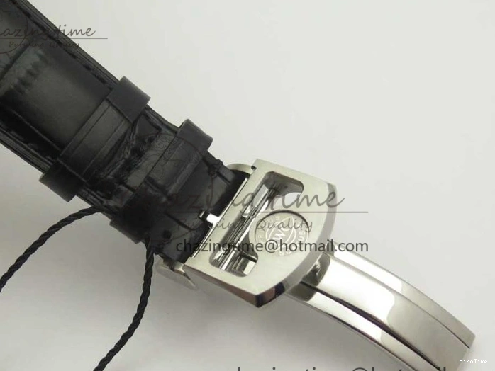 MIROTIME 0516 Efficient Portuguese Tourbillon IW5463 SS ZF Best Edition White Dial on Black Leather Strap 7170